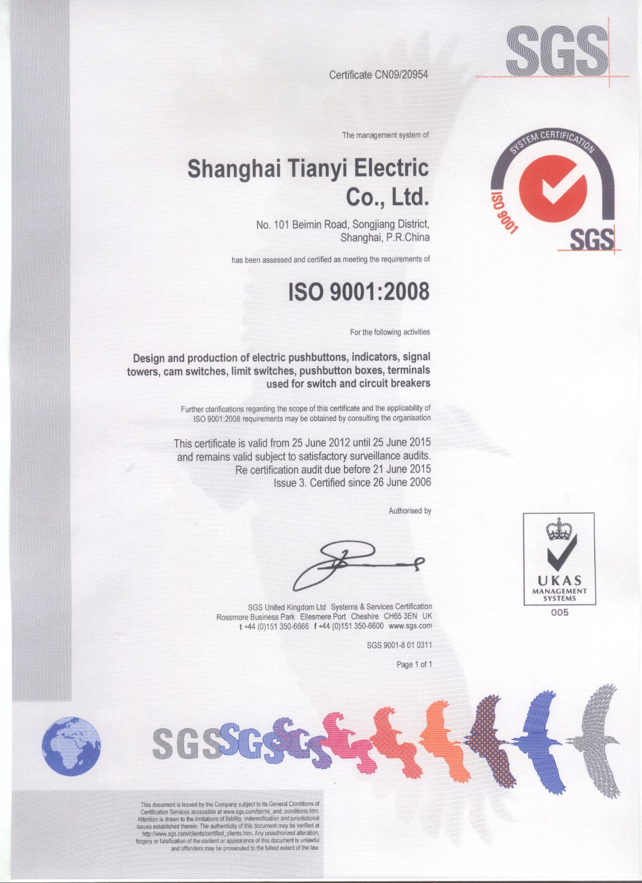 ISO9001：2008（英文版）